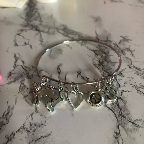 PacSun Jewelry - Silver charm bangle bracelet